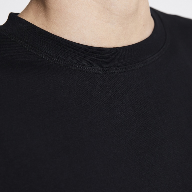 Heavy boxy tee "Mikael" Black